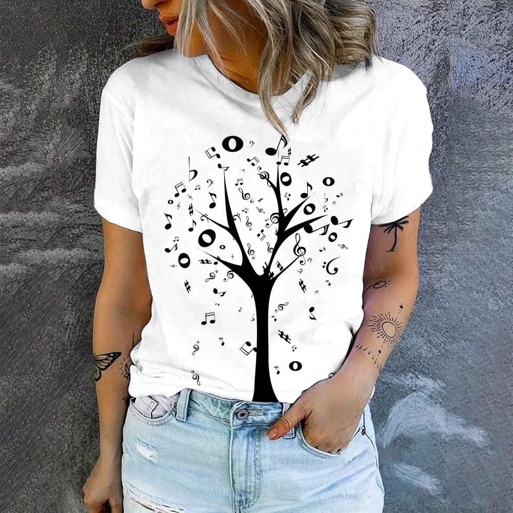 

Уличная мода, свободный дышащий топ с короткими рукавами, высококачественная женская футболка с принтом одуванчика, летняя простая новая футболка с круглым вырезом 6XL