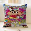 C-Crayon S-Shin-chan Pillow Cushion Cover Pillowcase Living Room Sofa Home Decor Customized