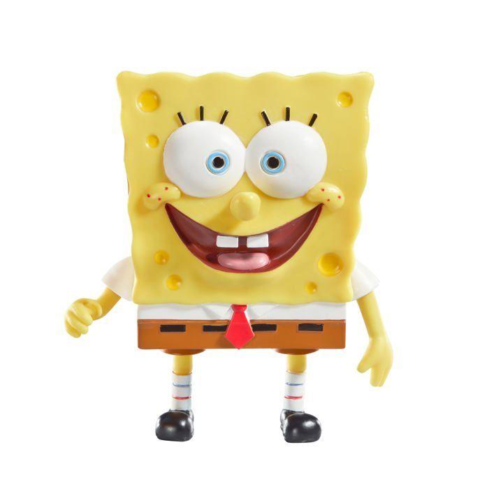Figurine d'action - The Noble Collection - Bendable SpongeBob - Articulée - Durable - 9.5x6x11.5 cm
