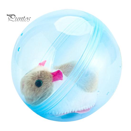Moving Animal Toy Electric Automatic Rolling Hamster Ball, Ball with Plush Rabbit Inside, Toddler Pet Simulation Interactive Toy, Gift for Toddlers