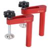2Pcs Bench Dog Clamp Aluminum Alloy Hold Down Bench Hole Clamp DIY Woodworking Tools 19mm