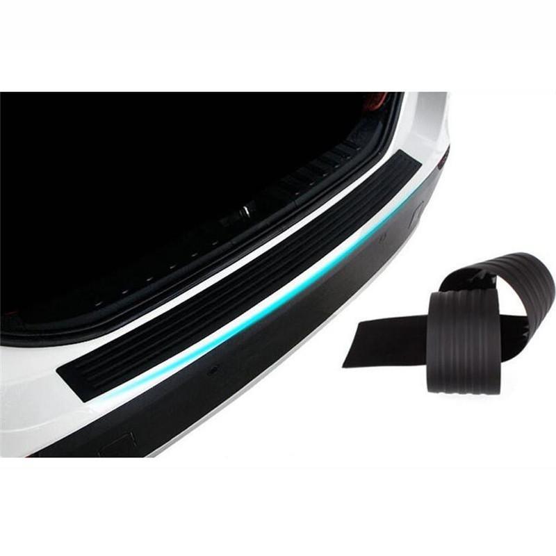 Car Rear Bumper Sill/Protector Plate Rubber Cover Guard Pad Moulding Trim