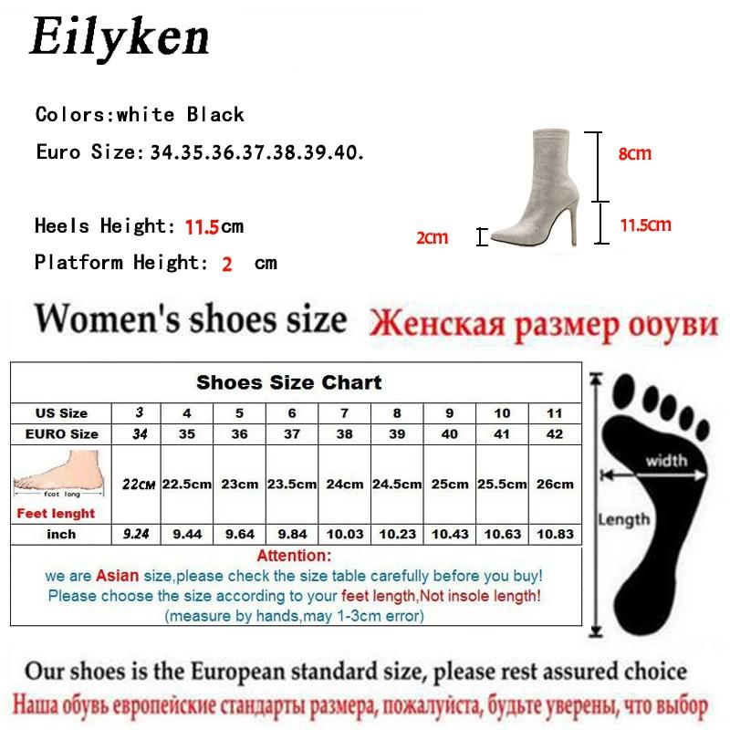 Fashion Eilyken Spring Autumn Crystal Rhinestones Woman Ankle Boots Sexy Thin High Heels Zipper Pointed Toe Modern Females Shoes