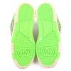 Pristine GUCCI Sneakers Reweb White Beige Green GG Canvas Women 36.5 785452 Used