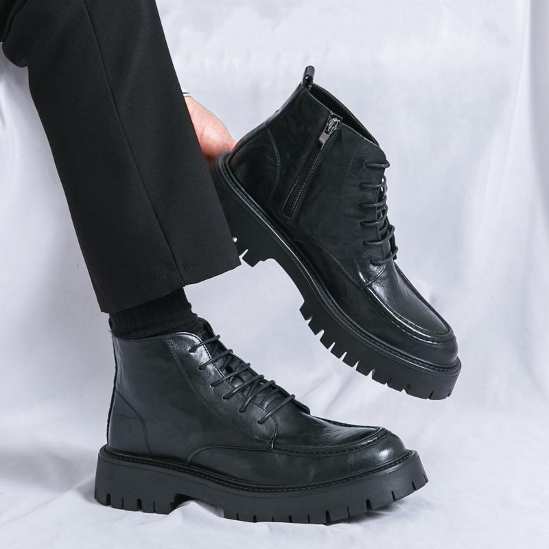 Fashion Men's Loafers Luxury Brand Leather Dress Shoes Breathable Slip-On Solid Formal Casual Shoes Handmade Designer Men Shoes Mocassin