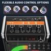 Karaoke Machine, Bluetooth Speaker with Bass/Treble/Echo Adjustment & LED Light, Support USB, SD Card, AUX, TWS, FM, REC