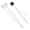 Aluminium Zinc Zinc Alloy Bio-Acoustic Tuning Fork Healing Chakra Tuning Fork 128 Hz Tuner  Reliever