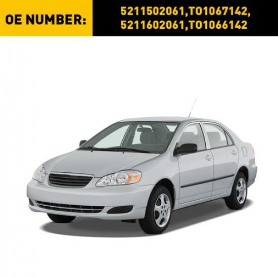 Bumper Bracket Set For 2003-2008 Toyota Corolla Front Right and Left Side Pair