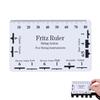 Guitar Luthier Tools Guitar Radius Gauge, String Action Ruler Gauge 32 Blades Feeler Gauge, Guitar Notched Radius Gauges