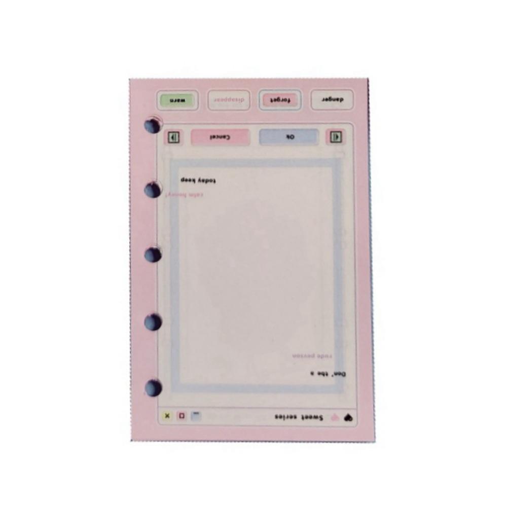 Star Inner Refill Spiral Binder Paper 5 Hole Notebook Index Inside Page Kids Student Gifts