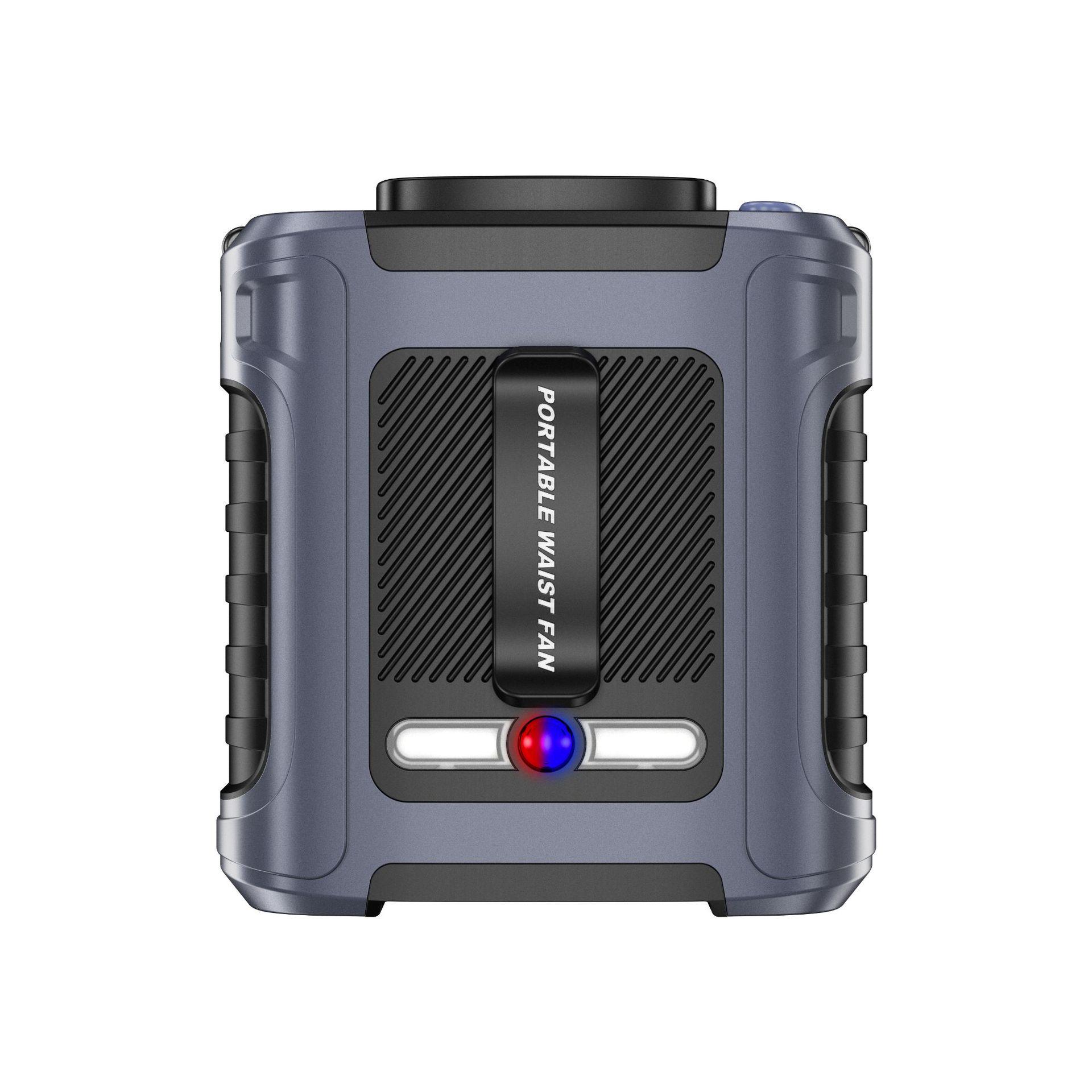 

Portable USB Waist-Hanging High-Speed Outdoor Fan with Flashlight 8000mAh серый