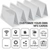 BHBL 100 PCS NTAG215 NFC Cards Blank 215 NFC Cards 215 Tags Rewritable NFC Cards 504 Bytes Memory for All NFC Enabled Device