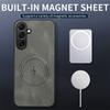 For Samsung Galaxy A56 5G Magnetic Case WANLONFENG SD Series PC TPU Phone Cover with 2Pcs Screen Film