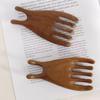 Golden Sandalwood Five-Claw Head Massage Comb and Guasha Scraper