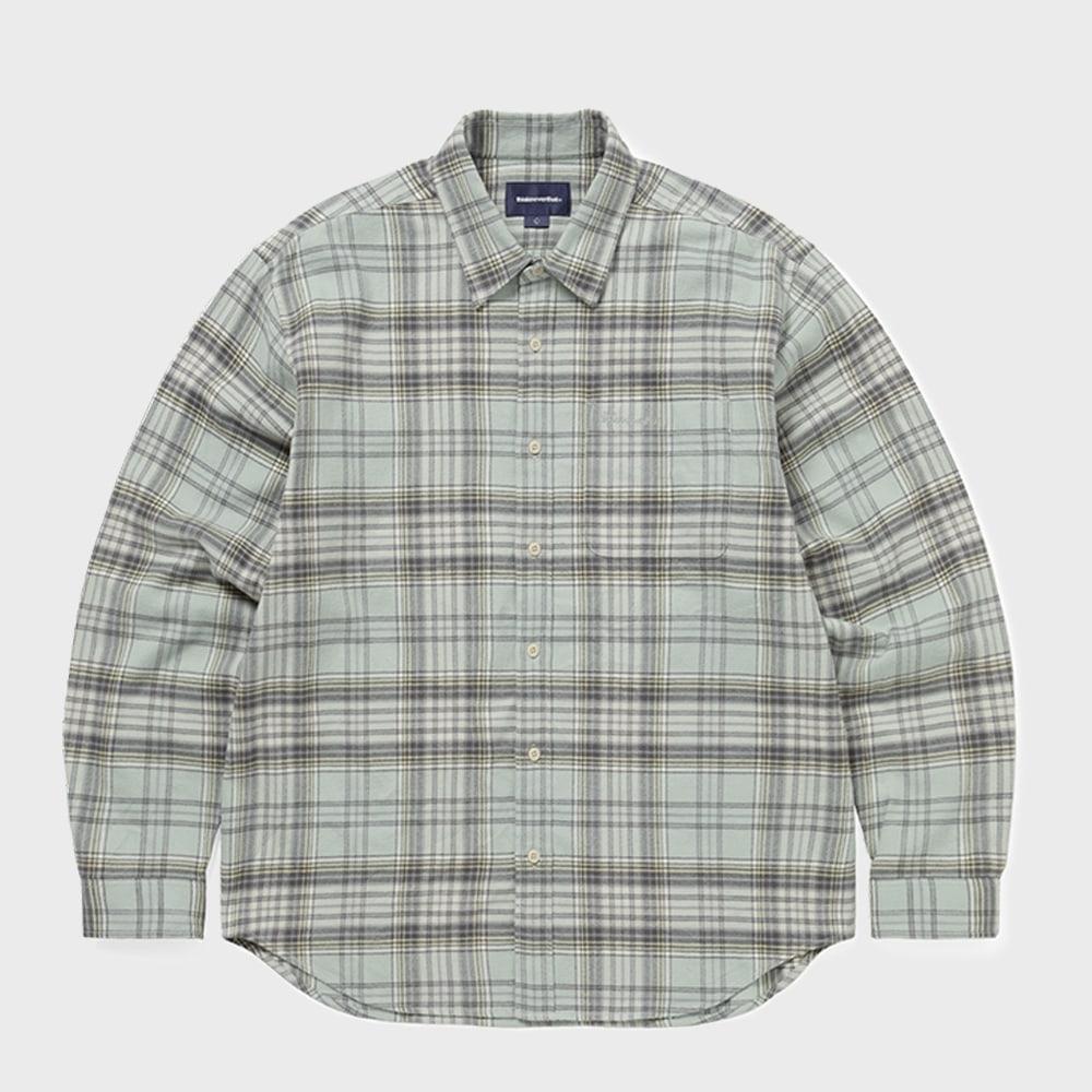 Эта фланелевая клетчатая рубашка цвета шалфея никогда не бывает такой S