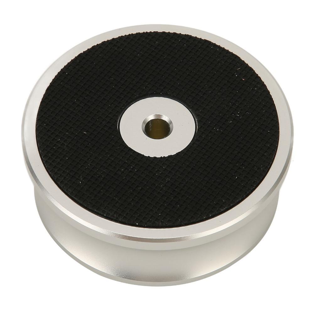 

with Silicone Bottom Pad Record Weight Clamp for Vibration Damping Record Weight Stabilizer HiFi срібний
