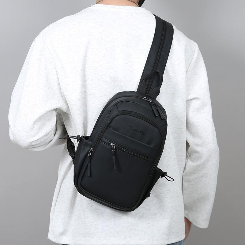 Men's Large Capacity Chest Bag Travel Backpack Multi-function Backpack