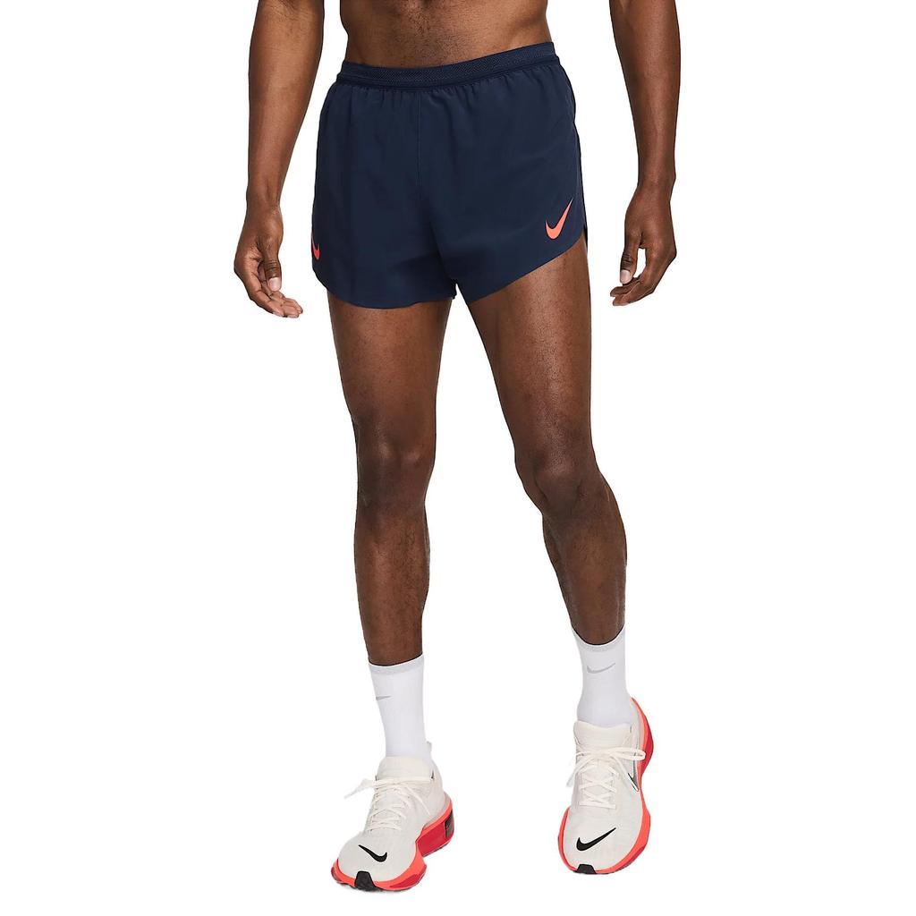 Nike Aeroswift Dri-FIT ADV Swoosh Comfortable Quick-Drying Mid-Rise Sports Shorts Men shorts Obsidian Bright-Red FN3352-451