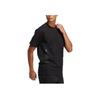 Adidas Pure Color Sport Short Sleeve T-Shirt Men Tops Black HE9945