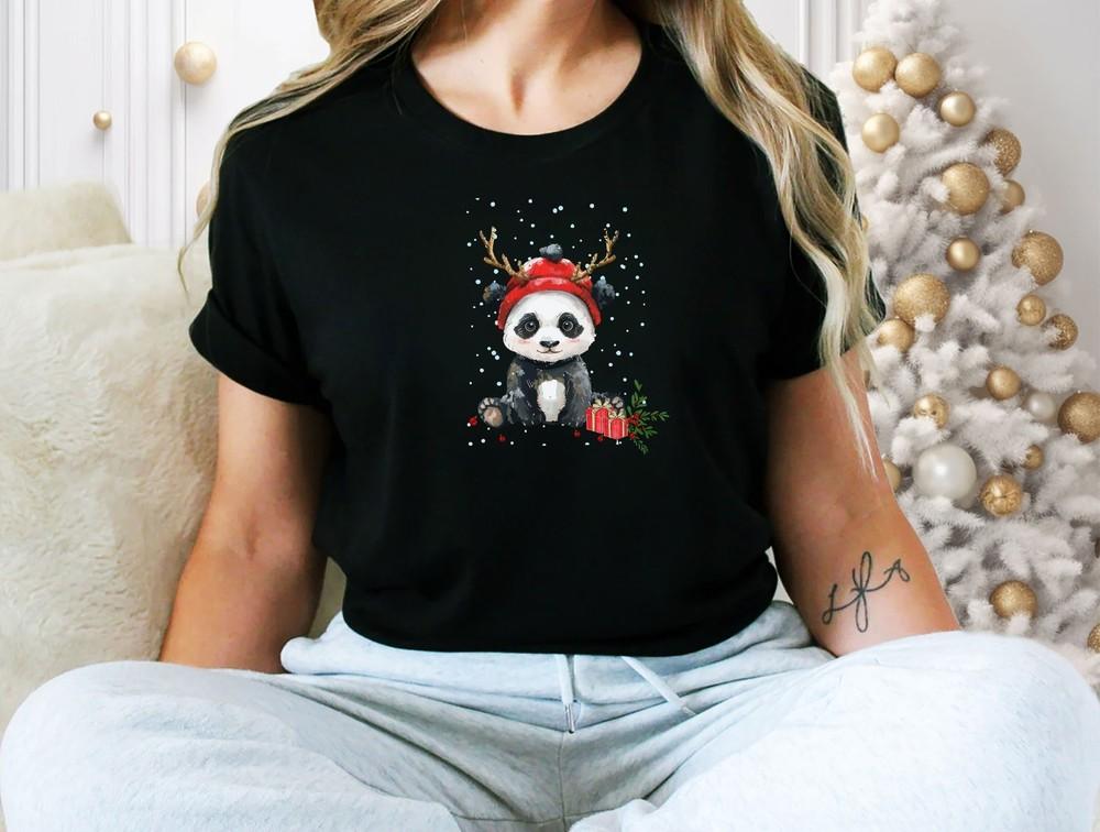 

Christmas T-Shirt Novelty Funny Santa Reindeer Xmas Gift Top , Little Bear 2XL