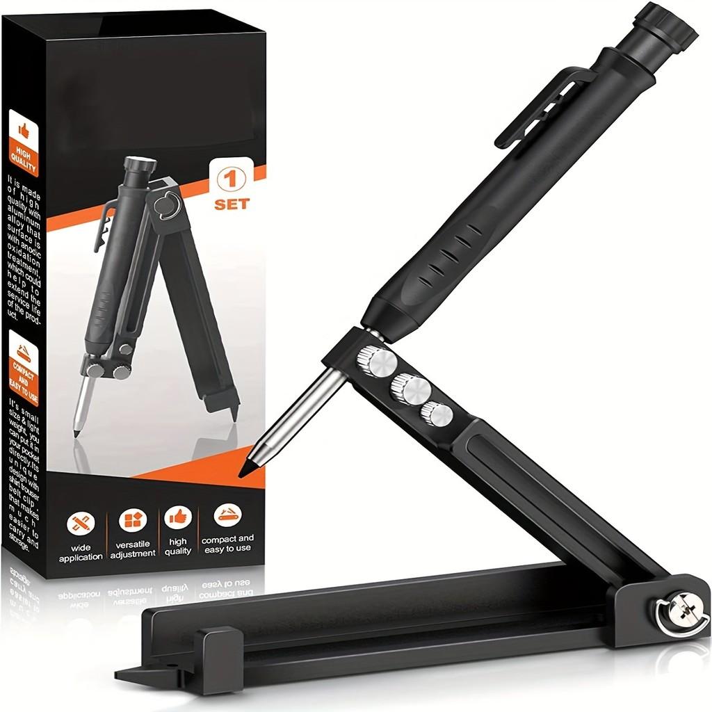 Multi-function Scribing Tool Portable Plastic Deep Hole DIY Woodworking Scribe Gauge Scriber Line Maker Measuring Tool