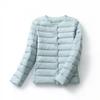 Annual Light Down Jacket Liner Round Neck V Neck Warm Versatile and Thin White Duck Down Long Sleeve Jacket Light
