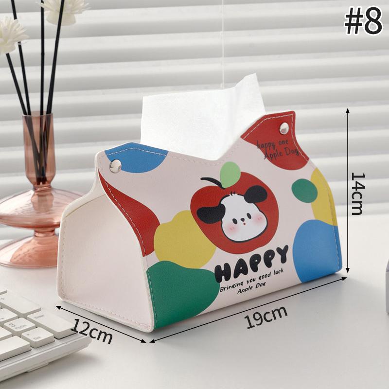 Hello Kitty Tissue Box Cartoon Storage Box Desktop Organizer Kitty Cat Paper Storage Box for Home Bathroom Toilet Paper Holder