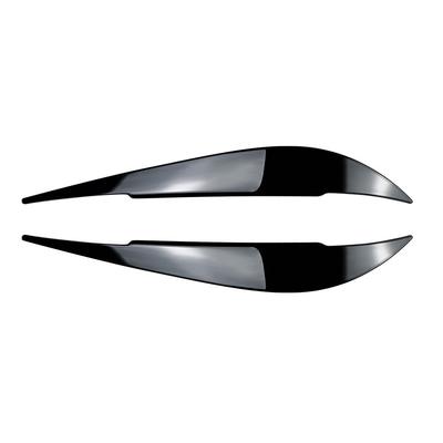 2 Peças Sobrancelhas de Farol Malignas Pálpebra Para BMW Série 4 F32 F33 F36 M4 420d 420i 425d 430i 435i 440i 2013- ABS Brilhante