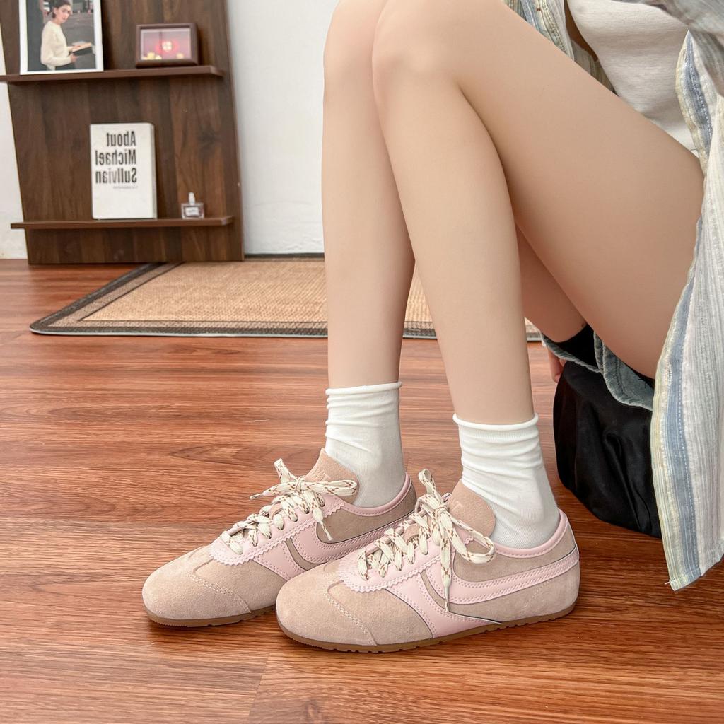 Grape mother summer new retro dad shoes women's trendy cool outer wear high-end sports shoes front lace-up college style