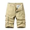 Men Style Multi Pocket Cargo Shorts Relaxed Fit Button Zip Fly Durable Fabric Casual Design