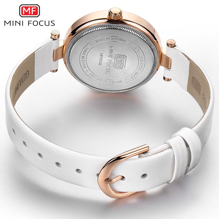 Fashion Watch Japanese Movement Waterproof Genuine Leather Strap Watch