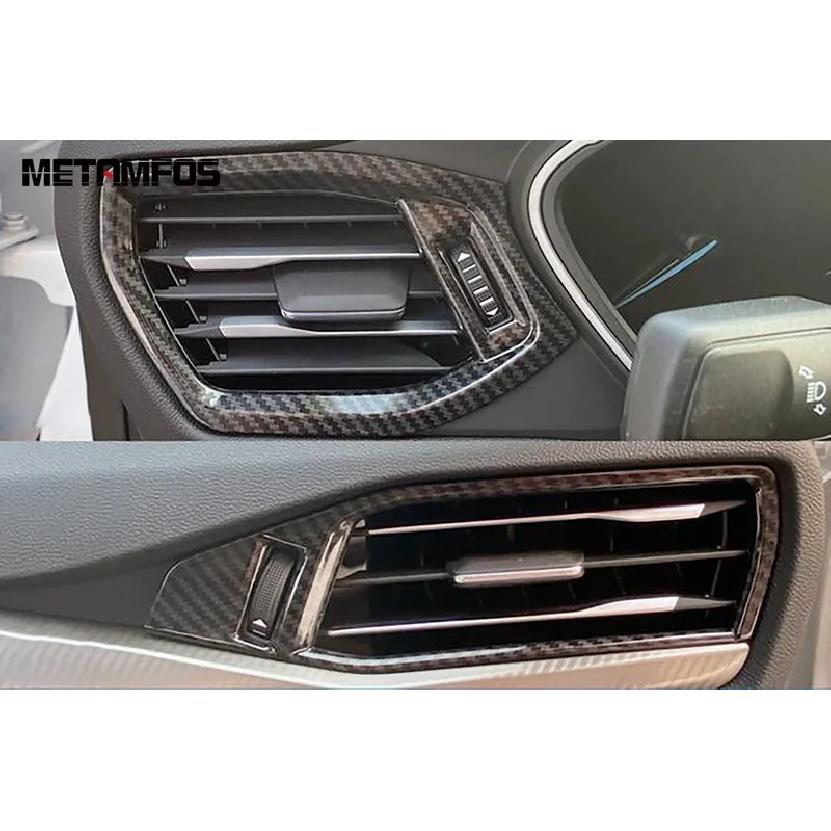 For Ford Kuga Escape - 2024 2025 Carbon Fiber Side Front Air Condition Vent Outlet Cover Trim Accessories Car Styling