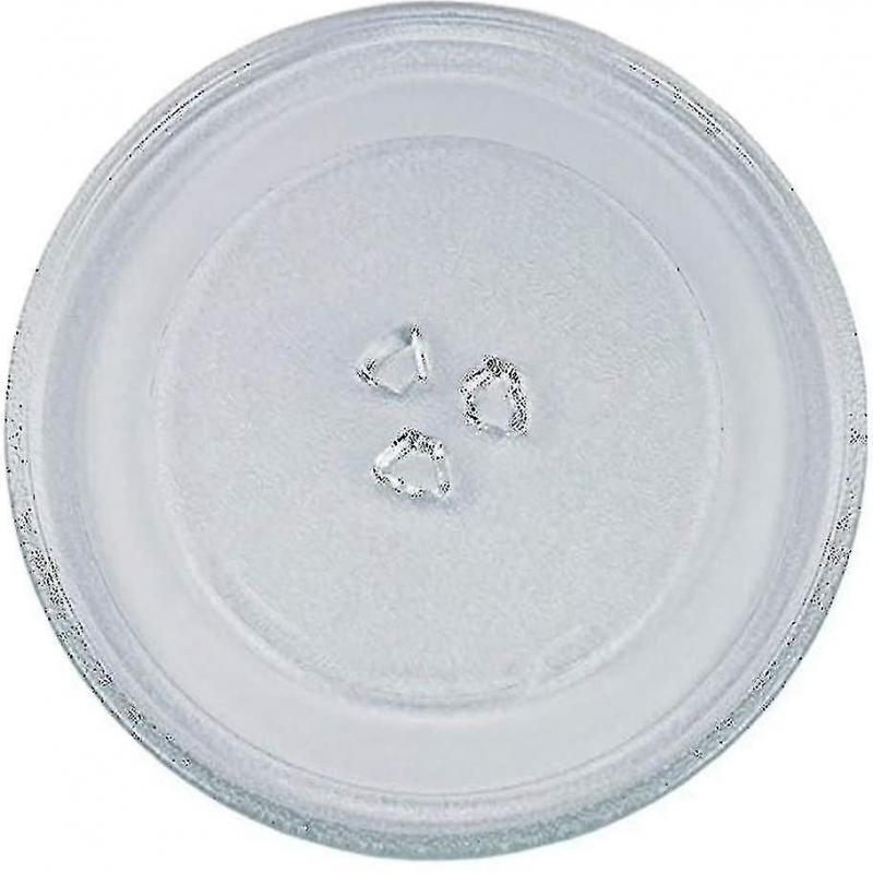 Universal Microwave Turntable Glass Plate With 3 Fixtures, 24.5 Cm tao