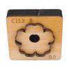 Flower Leather Cutting Die Carbon Steel Leather Craft Punching Mold for Keychain Bag Decoration