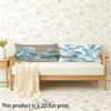 Wave Pattern Decorative Pillowcase Suitable For Sofa Bedroom Car Pillow Cover Cushion Rectangular Back Cushion