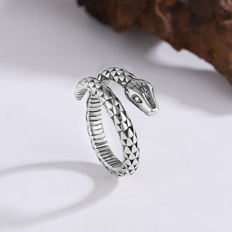 925 Silver Viper Open Finger Rings For Women Wedding Female Jewelry Promotions Jewellery