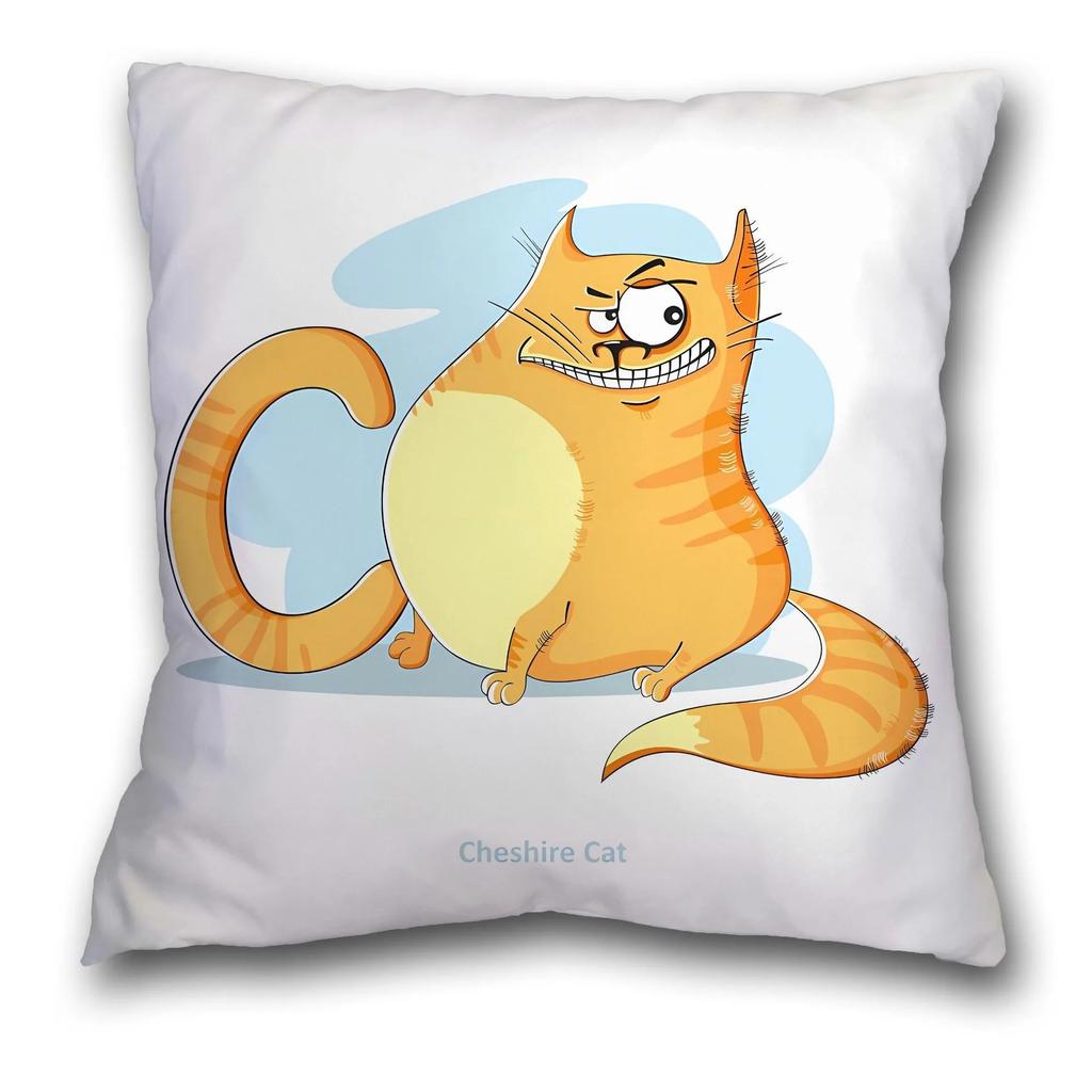 Cartoon Letter Decorative Pillowcase Living Room Office Home Pillowcase Car Ornaments