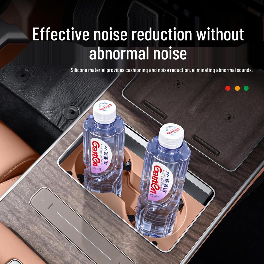 Nio ES9 Center Console Cup Holder Silicone Mat Set - Car Interior Decoration Accessories