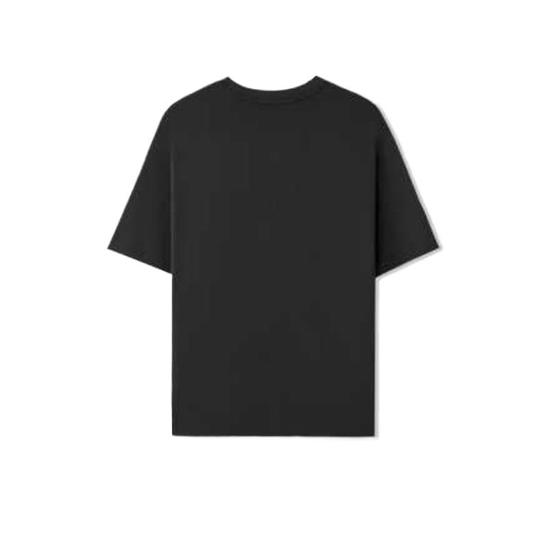 Skechers Solid Color Breathable Round Neck Drop Shoulder T-Shirt Unisex tops L126U037-0018