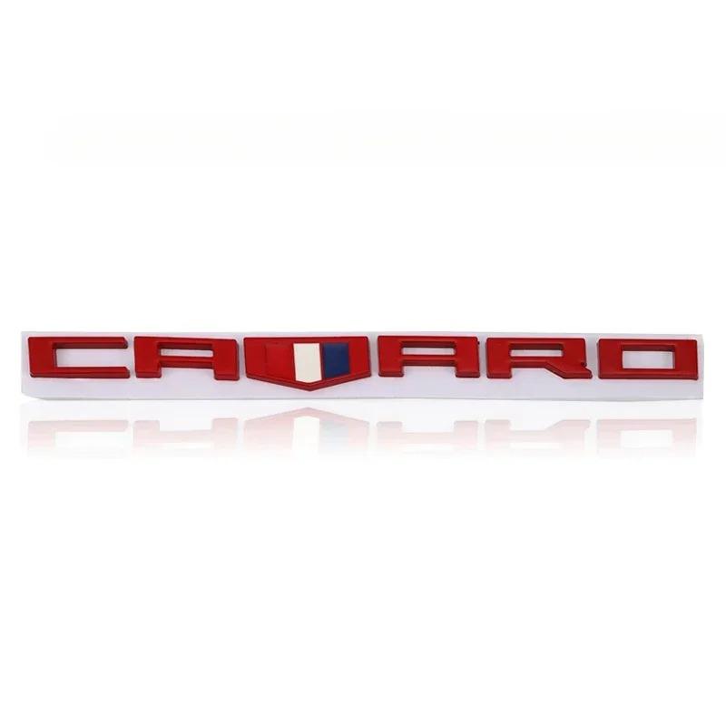 Camaro Logotyp Bil Bakre Emblem Klistermärke för Cavalier Onix Cruze Aveo Silverado Bil Bagagelucka Dekal Dekoration Märke