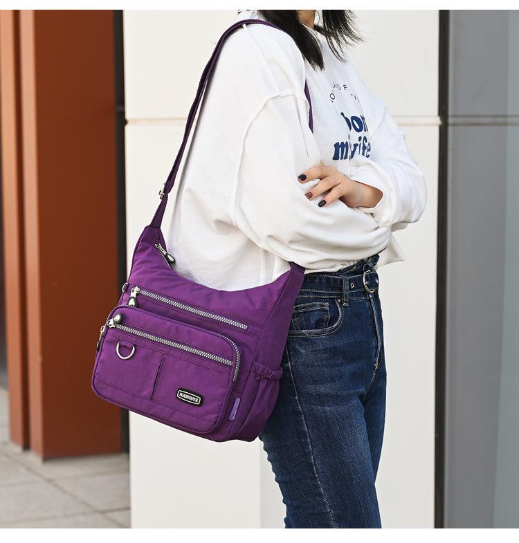 2024 Women's Waterproof Nylon Crossbody Bag: Lightweight, Large Capacity, Casual Korean Style
