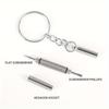 5 Pcs Precision Screwdriver Set with Keychain - Ideal for Eyeglass & Watch Repair