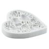 Love Heart Silicone Mold Rose Flower Fondant Molds Cake Decorating Tools Theme Cake Dessert Decorated Chocolate Candy Mold