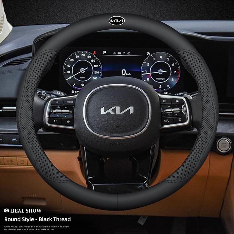 CLFW1 Dedicated Steering Wheel Cover Car Interior Accessories For KIA Rio 4 Ev3 ev6 Niro Stonic Sportage GT-Line Ceed Picanto Forte K9