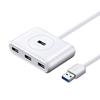 Ugreen Professional 4-Port USB 3.0 Hub with 1m White Cable (Model CR113)