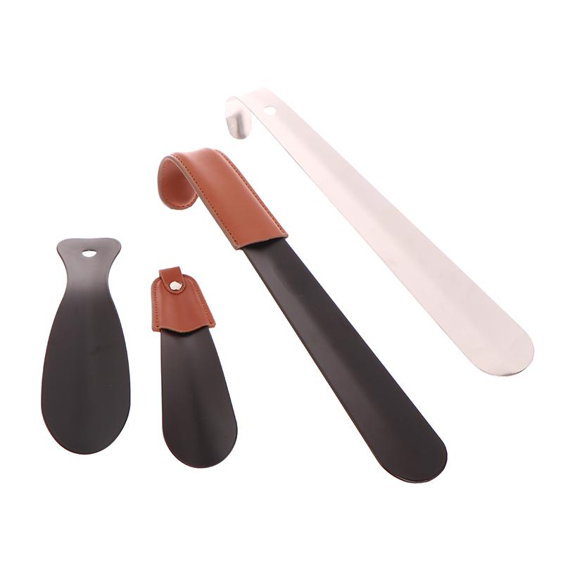 16-52Cm Metal Shoe Horn Professional Long Handle Shoe Spoon Shoe Lifter Flexible Sturdy Slip Shoe Accessories Home Tools