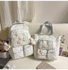 Schoolbag Japanese ins new high-value schoolbag, sweet star bar pain bag, lightweight and versatile backpack for junior high school students