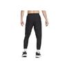 Nike Elastic Logo Loose Mid-Waist Straight Casual Pants Men Bottoms Black FQ4781-010