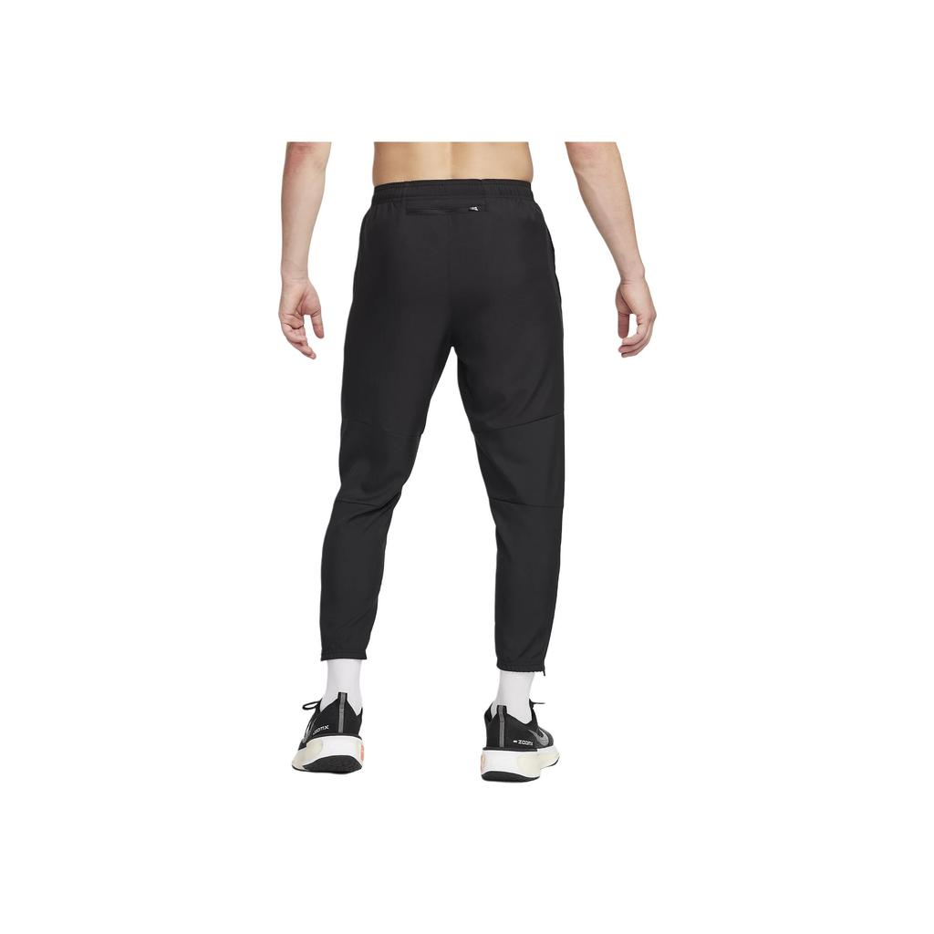 Nike Elastic Logo Loose Mid-Waist Straight Casual Pants Men Bottoms Black FQ4781-010