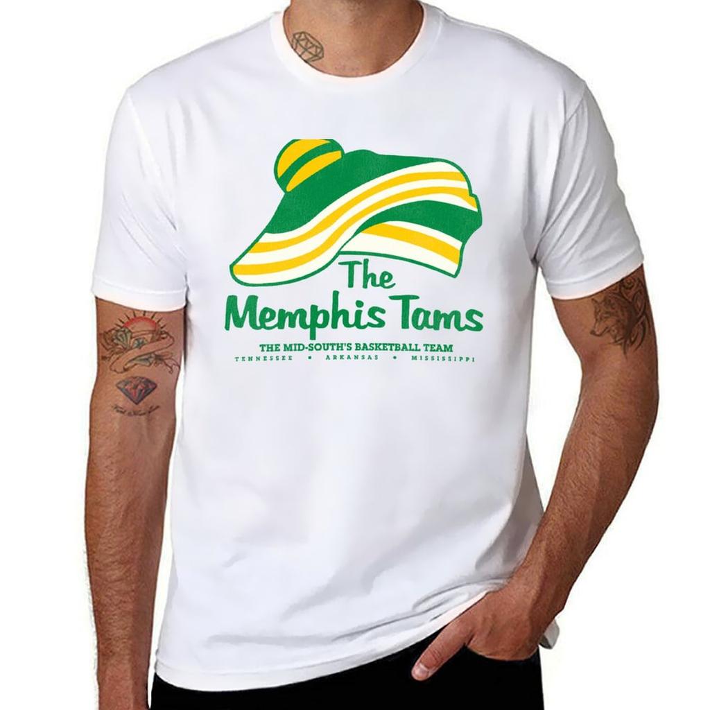 Memphis Tams Basketball TShirt Urban Style Casual Short Sleeve Top